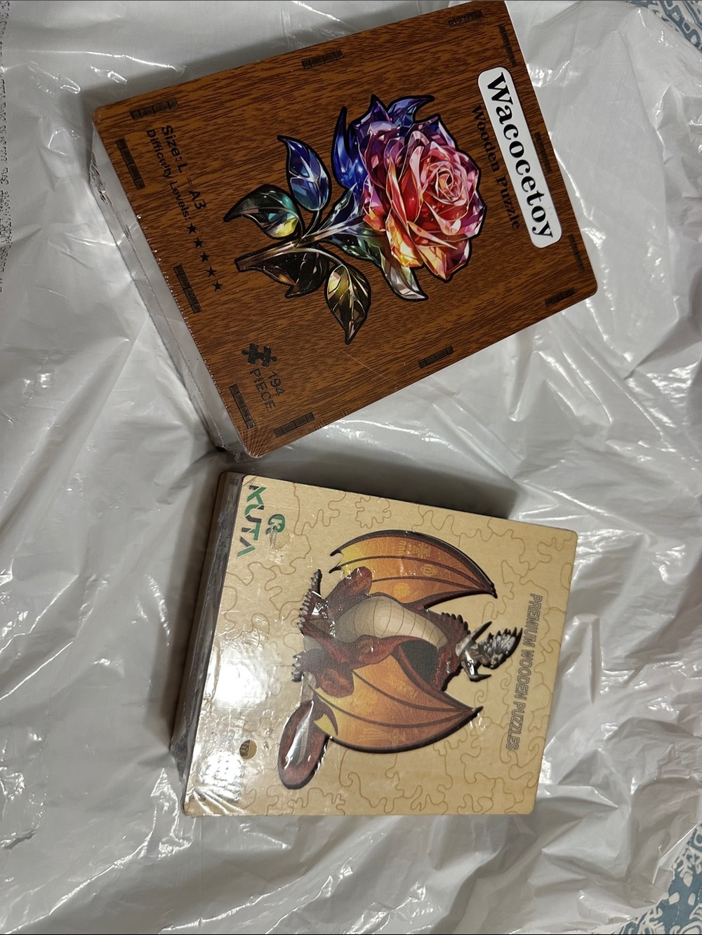 Multicolor Rose Wooden Puzzle Box - Home Accents